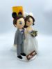 Picture of Tangled Lantern Wedding Cake Topper, Mickey & Minnie Bride Wedding Figurine, Disney Inspired Wedding Theme