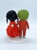 Picture of Beetlejuice & Lydia Wedding Cake Topper, Mini Halloween Topper, Anniversary Gifts for Halloween Fans