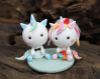 Picture of Unicorn Wedding Cake Topper, Cute Wedding Cake Topper
