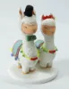 Picture of Alpaca Wedding Cake Topper, Animal Wedding Cake Decoration