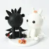 Picture of Toothless and Light Fury Wedding Cake Topper, Dragon wedding cake topper